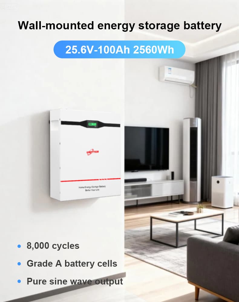 Ubetter UBT-D05-B02- 51.2V / 100Ah / 5.12kWh — Floor Standing & Wall Mounted Battery